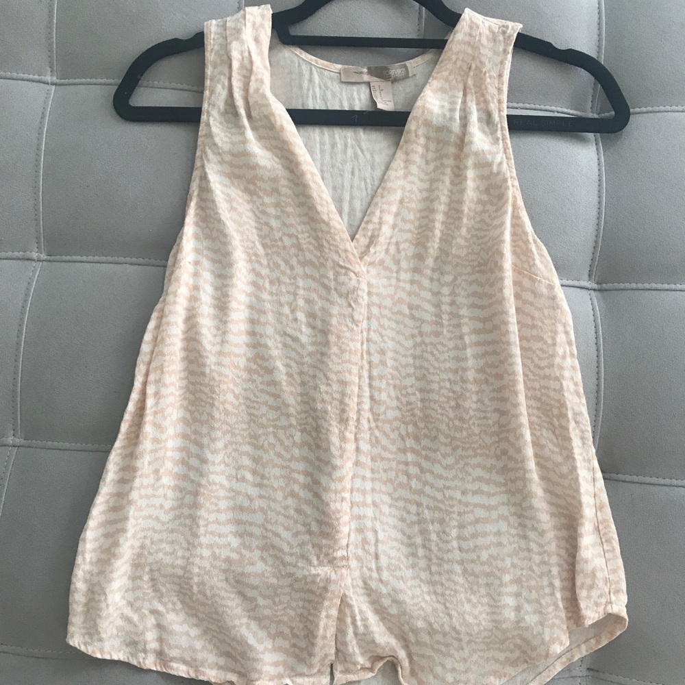 pink and white f21 blouse!
