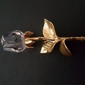 Real Crystal rose (collectible)