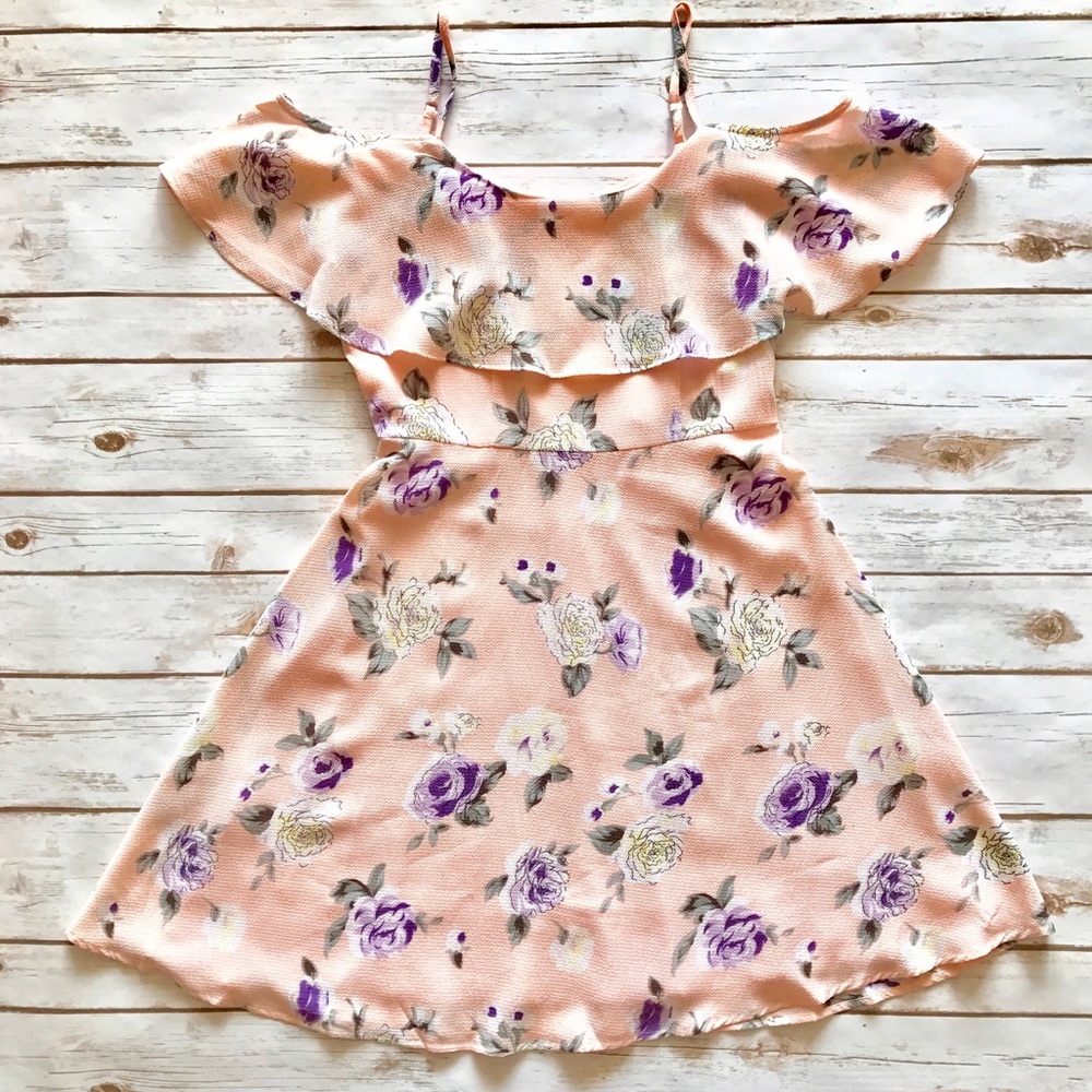 🛍Floral Ruffle Dress - Picture 2 of 2