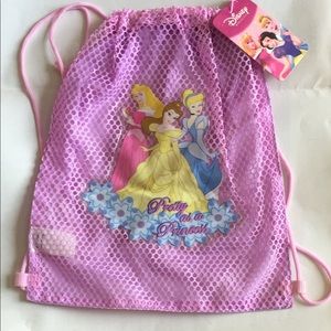 🌸. Princess string net backpack