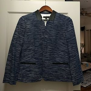 Blue tweed blazer