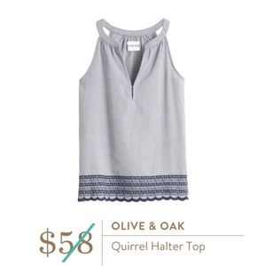 NWT! Olive & Oak Halter Top - Make me an offer!