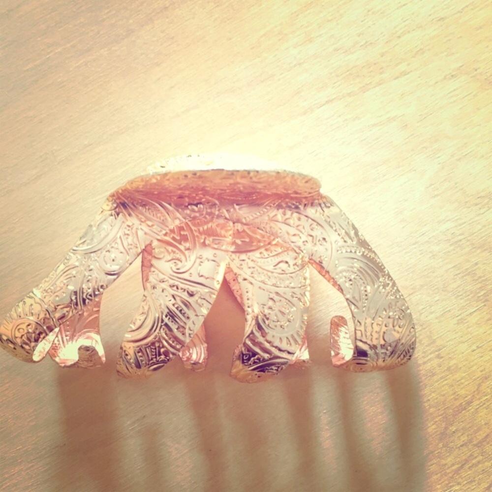 More Rose Gold FP hair clips