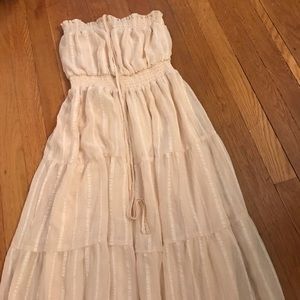 Cream maxi dress!