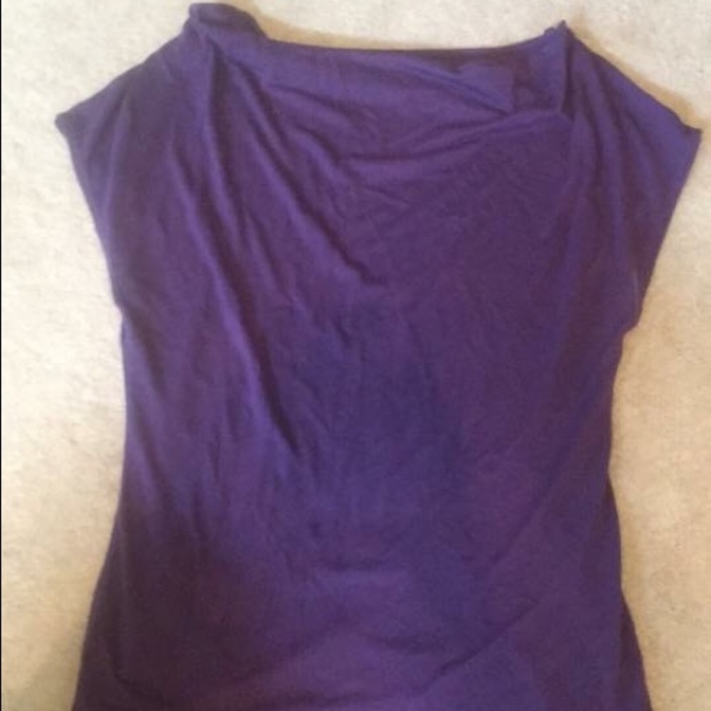 Purple short sheets shirt