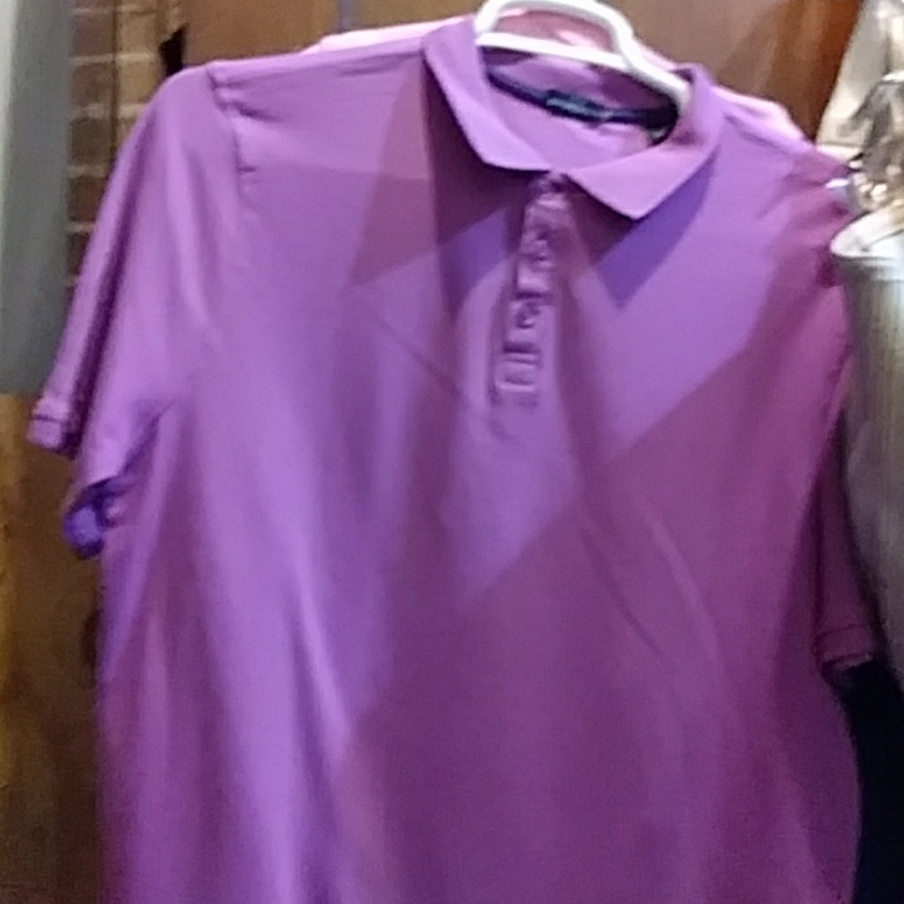 NEW HIGH END MENS POLO TYPE SHIRT MED