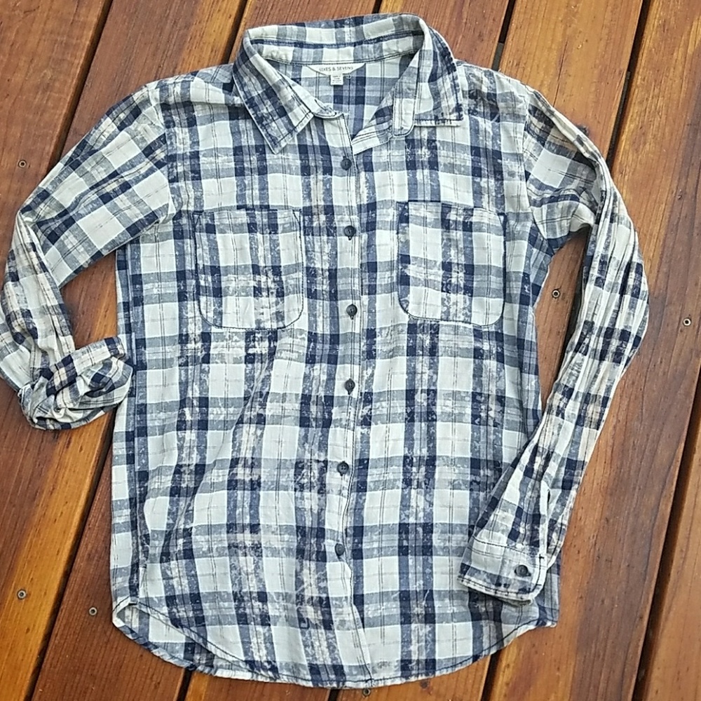 Vintage Long Sleeve Button Up