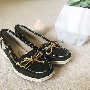 ⭐️NEW Black & Gold Sperrys⭐️