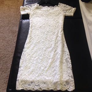 White lace h&m dress size 4. New!