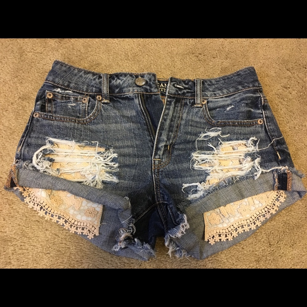 American Eagle Outfitters Hi-Rise Festival Shorts