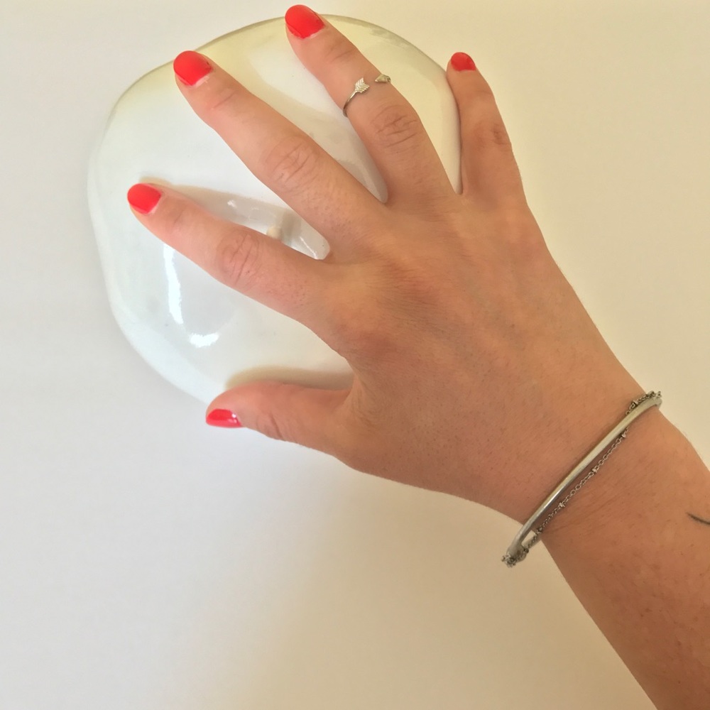 MADEWELL SILVER TONE BANGLE