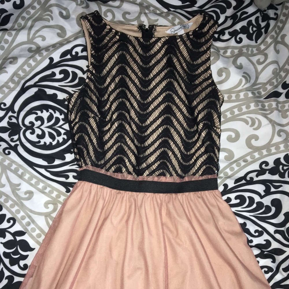 Semi formal satin dress