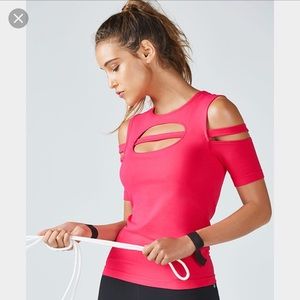 FABLETICS Dove Seamless S/S Top MEDIUM