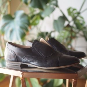 NWT! Re-Soul Bret Black Leather Loafers