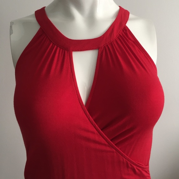 🔥RED RUCHED DRESS🌹 - Picture 4 of 6