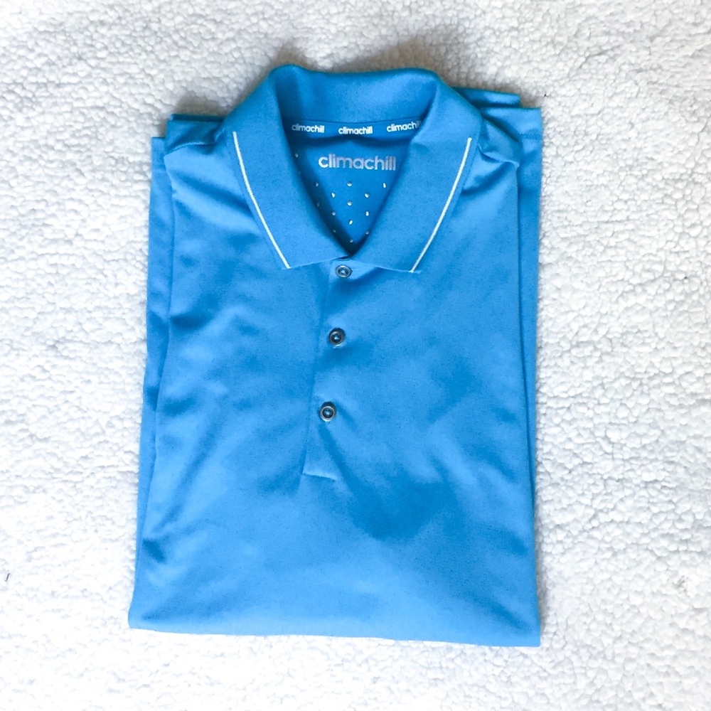 ADIDAS Climachill Blue Polo