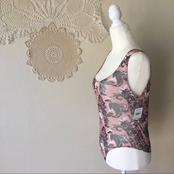 Intimately FP So Fresh floral sheer mesh bodysuit - Picture 4 of 8