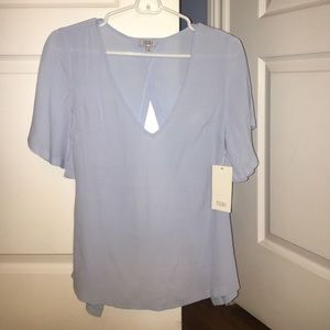 Light blue blouse