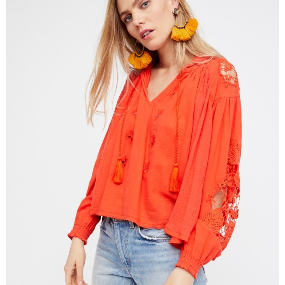 🎉HP🎉 Free People Tropical Summer Pullover