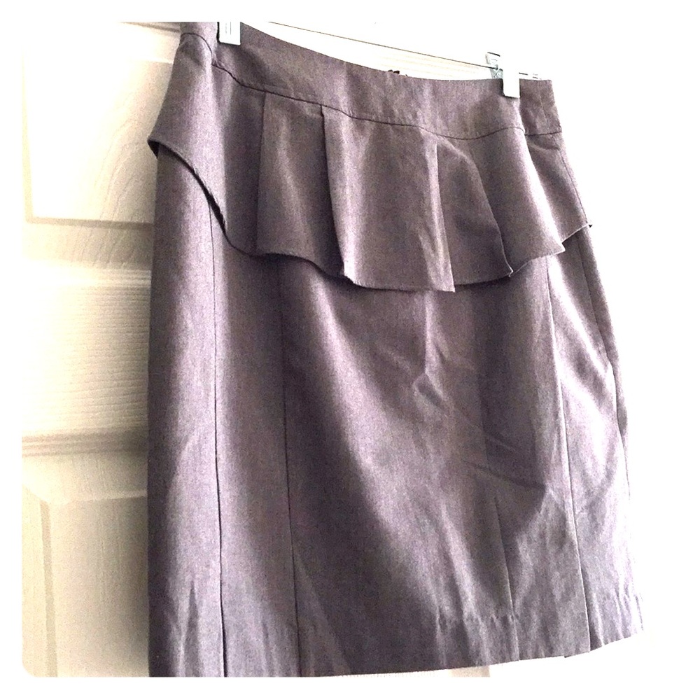 Designer pencil skirt with zipper back