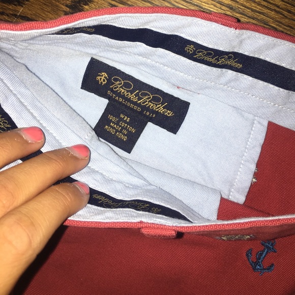 Brooks brothers red embroidered shorts - Picture 2 of 2