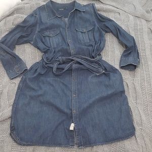 Jean shirtdress