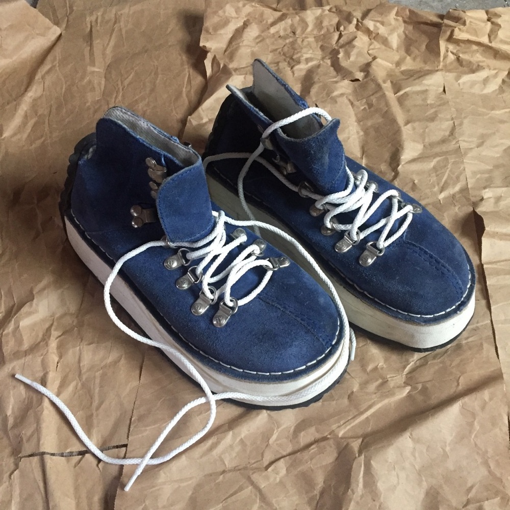 blue chunky sneaker creepers 💤