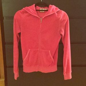 🎀Juicy Couture hot pink full zip hoodie🎀