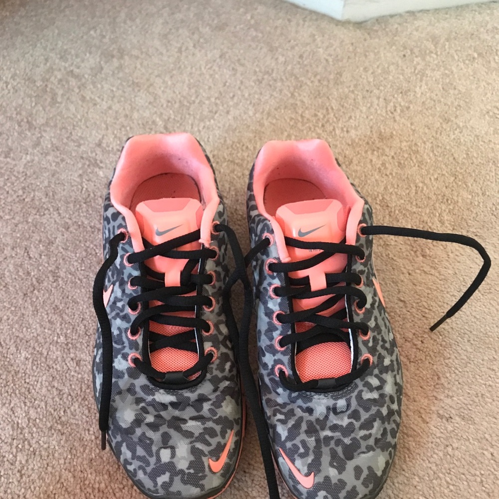 Nike Free Runs - Pink/grey cheetah print