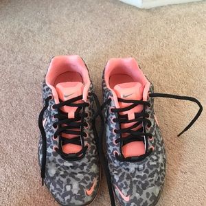 Nike Free Runs - Pink/grey cheetah print