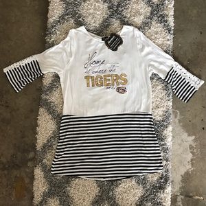 LSU tigers shirt / tunic! Boutique gameday couture