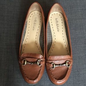 Brown Leather Kelly & Katie Loafers