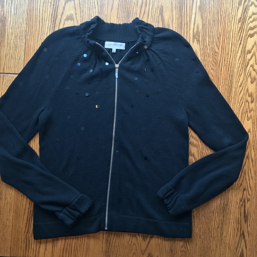 Jones New York Sport Zip Up Sweater