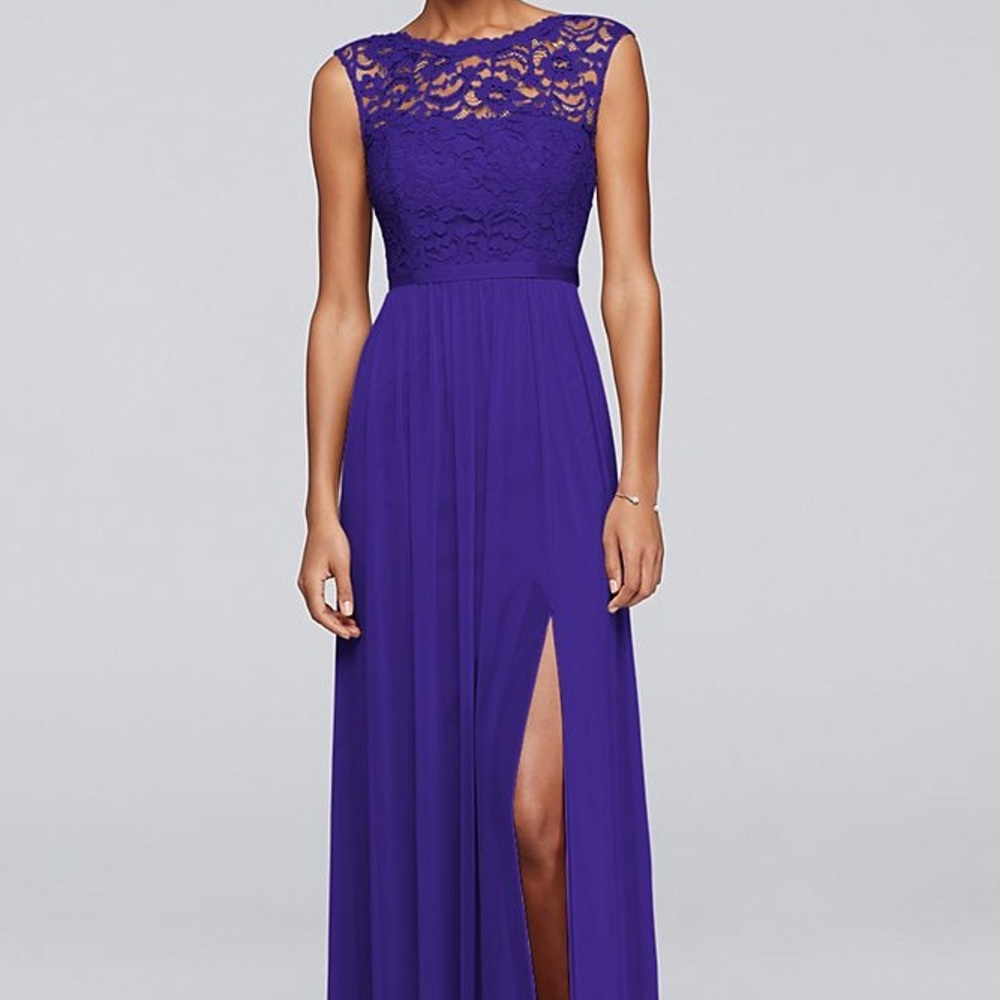 Regency Purple Davids Bridal Bridesmaid Dress