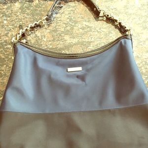 Kate Spade Black and Blue Handbag