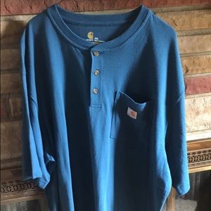Blue carhartt 2XLT tshirt
