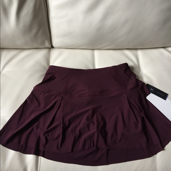 NWT DARK ADOBE LULULEMON LOST IN PACE SKIRT -- 6 - Picture 2 of 6