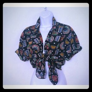 Eccentric Vintage button up collar shirt