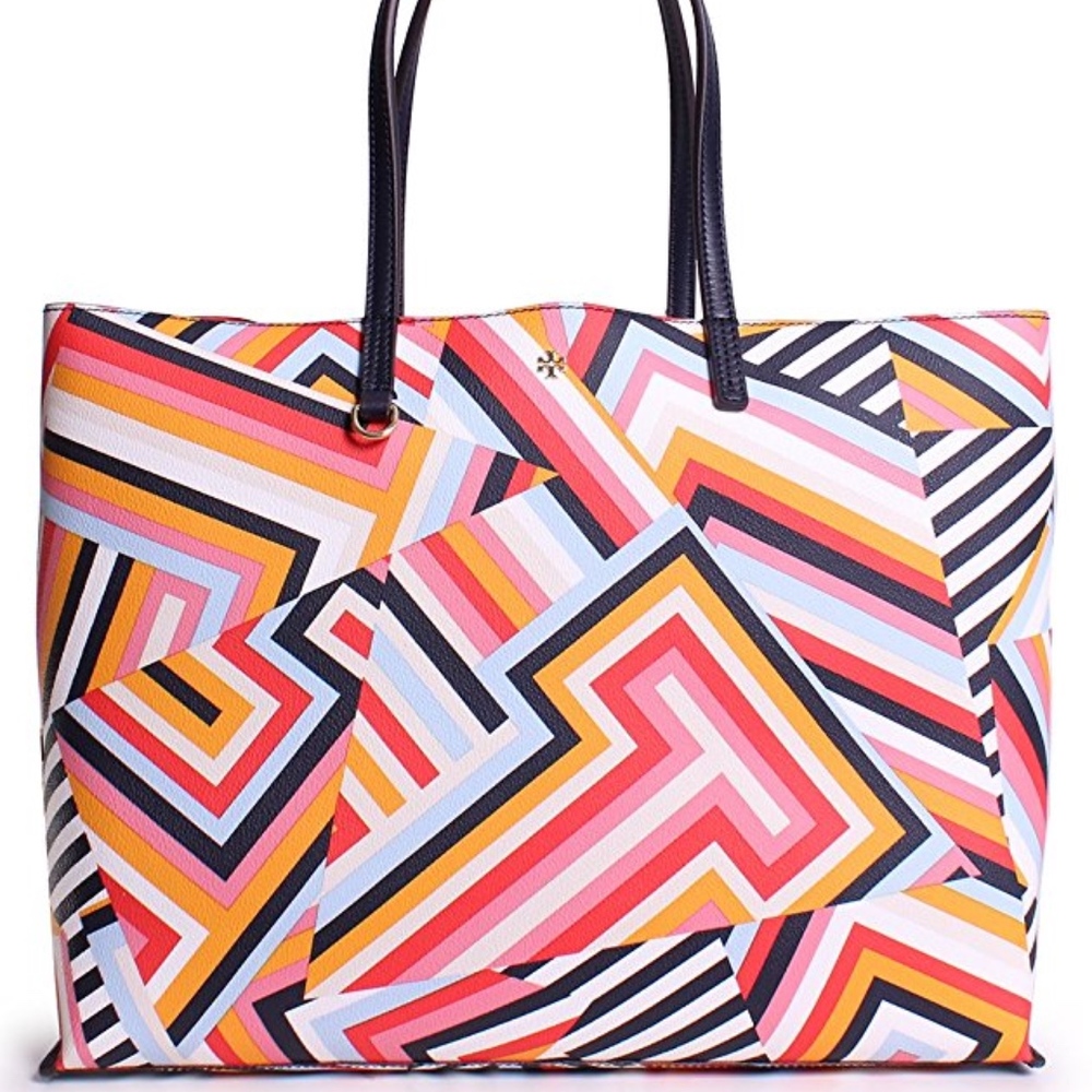 SOLD - Tory Burch Kerrington Square Tote LG