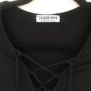 Fashion Nova Tops - Criss cross body suit Fashion Nova Tops - Criss cross body suit