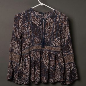 American Eagle XXS Women's Boho shirt floral