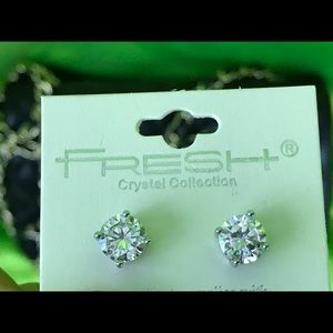 New beautiful crystal collection earrings