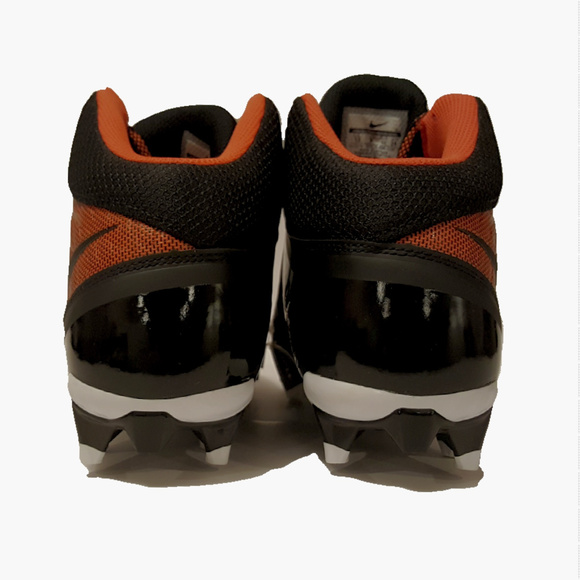 Nike CJ3 Pro TD Mid Football Cleats Orange Size 10 - Picture 3 of 8