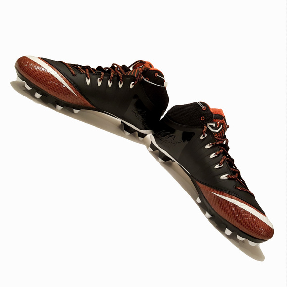 Nike CJ3 Pro TD Mid Football Cleats Orange Size 10 - Picture 4 of 8