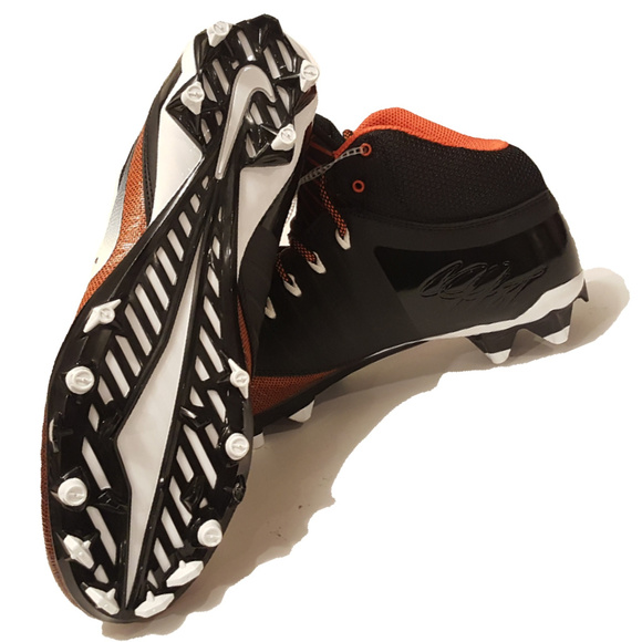 Nike CJ3 Pro TD Mid Football Cleats Orange Size 10 - Picture 6 of 8