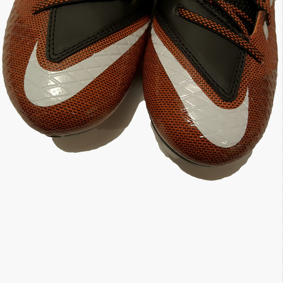 Nike CJ3 Pro TD Mid Football Cleats Orange Size 10 - Picture 7 of 8