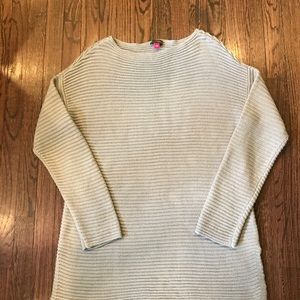 Vince Camuto Boatneck Tunic Sweater