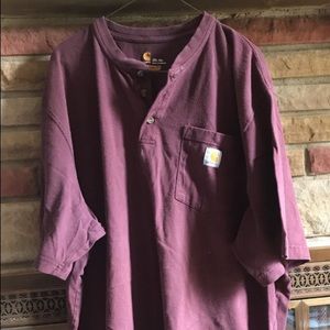 Maroon carhartt shirt XXLT
