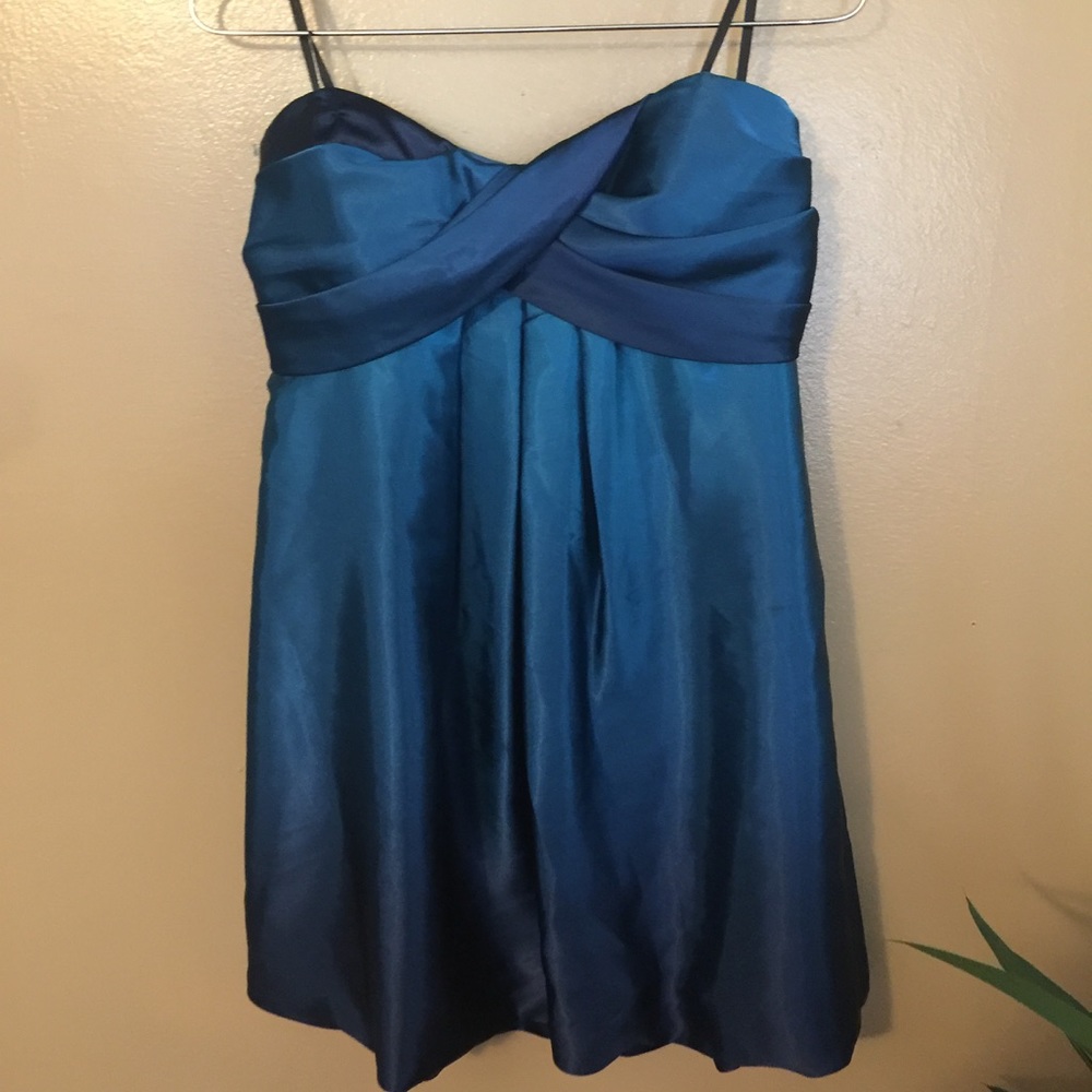 Strapless ombré Arden B dress