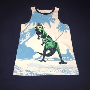 Boys dinosaur tank top